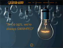 Tablet Screenshot of evergladeselectric.com